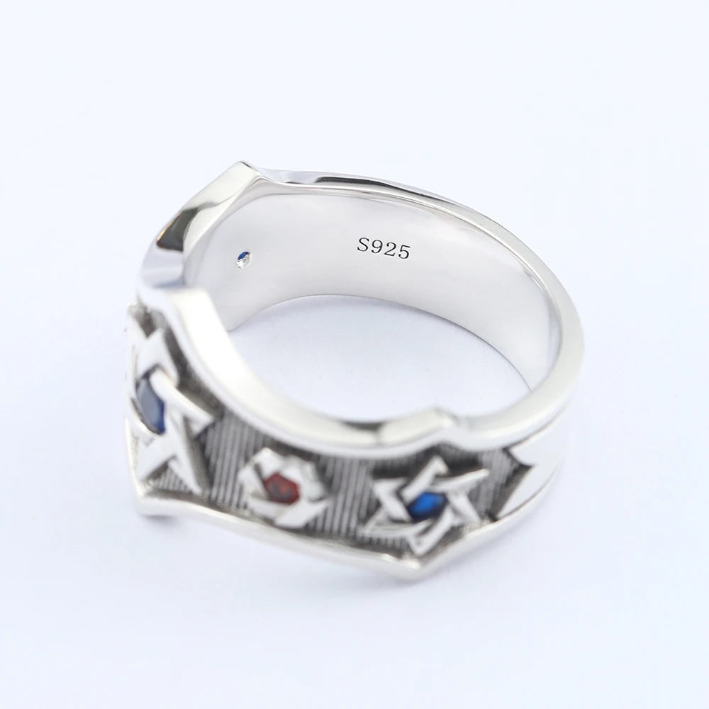 Star of David Ring — 925 Silver