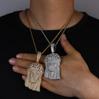 2026 New Hip Hop CZ Stone Paved Bling Iced Out JESUS PIECE Pendants Necklaces Gold Silver Color Charm for Men Rapper Jewelry