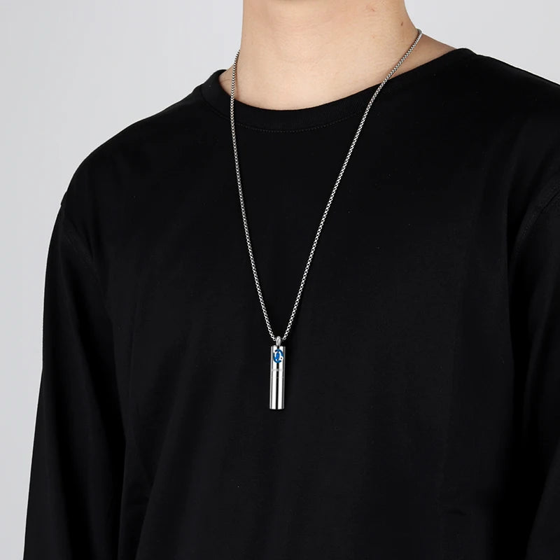 Twelve Constellation Aromatherapy Essential Oil Diffuser Pendant Necklace Stainless Steel New Aromatherapy Necklace Niche Pendan