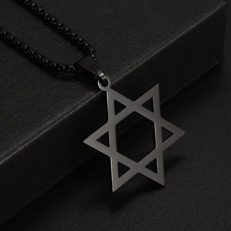 Stainless Steel Zeus Thunder Necklace Lightning Charm for Men and Women Hip Hop Trend Street Party Cool Jewelry