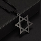 Stainless Steel Zeus Thunder Necklace Lightning Charm for Men and Women Hip Hop Trend Street Party Cool Jewelry