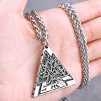 Nordic Vikings Tree of Life Odin Necklace Various Men Celtic Amulet Pendant Stainless Steel Vintage Charm Punk Jewelry