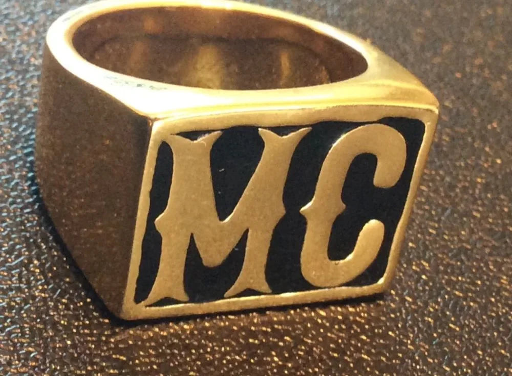 Solid MC Motorcycle Ring — Two-Tone