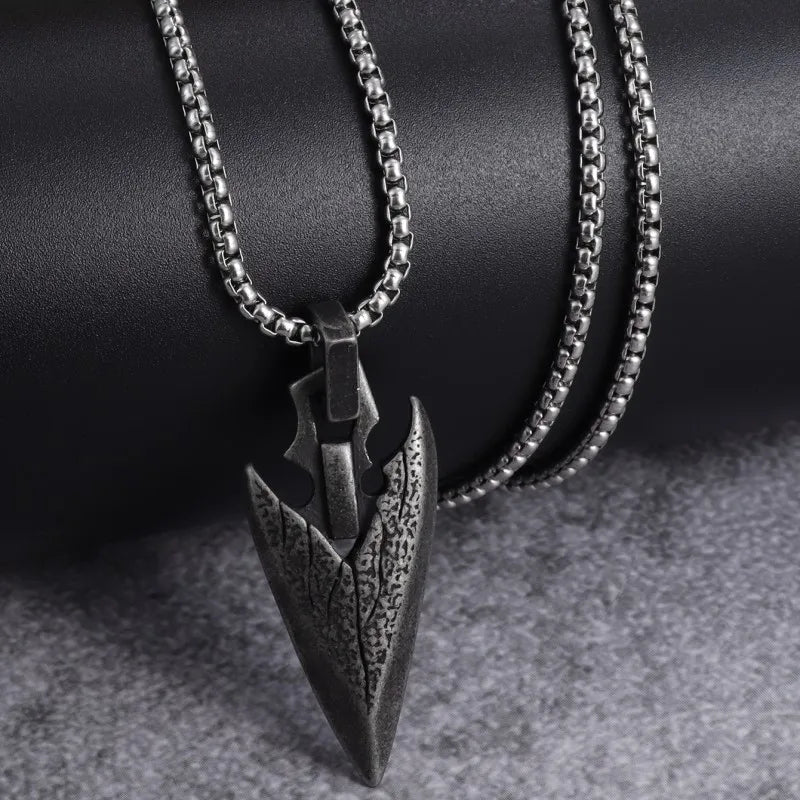 Vajra Pendant Necklace — Stainless Steel