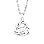 Triquetra Trinity Knot Pendant — Stainless