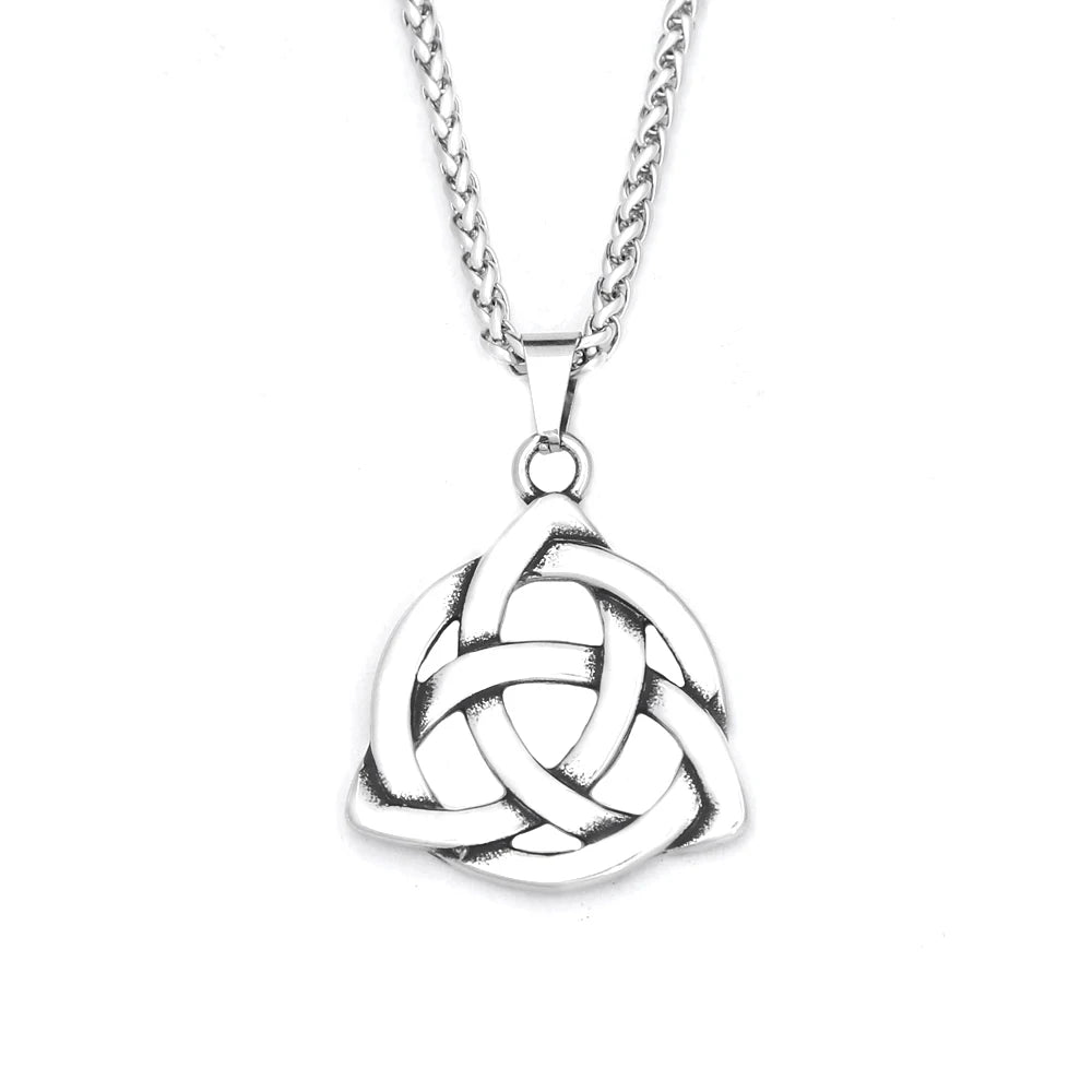 Triquetra Trinity Knot Pendant — Stainless
