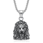 Pirate Skull Moto Bell Pendant Necklace — Gothic Motorcycle Rider