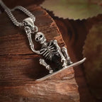 Skull Pendant Necklace — Vintage Gothic