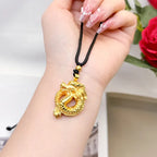 Luxury Panlong Necklace Women Men's All-match Pendant