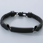 Classic 8MM Men's Keel Link Chain Bracelet for Man Solid 316l Stainless Steel Men's Bracelets Boys Jewelry Accessory
