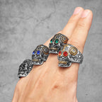 Cyberpunk Skull Ring — Stainless Steel