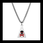 Triangular Geometric Pendant — Stainless