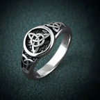 New Hollow Celtic Knot Ring — Zinc Alloy