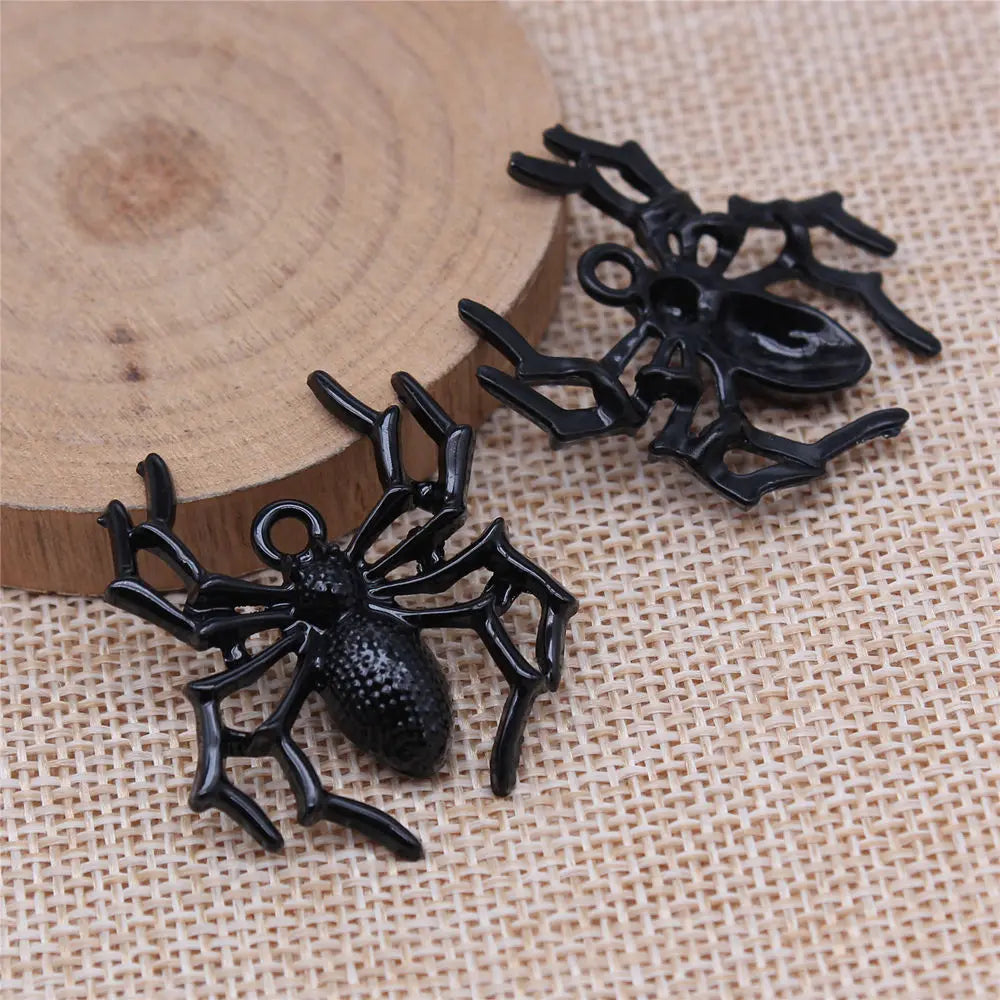 Boho Spider Web Charms Pendant Female Jewelry Bulk Cheapest Items