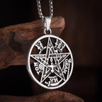 Witchcraft Pentagram Pendant Necklace — Stainless Steel