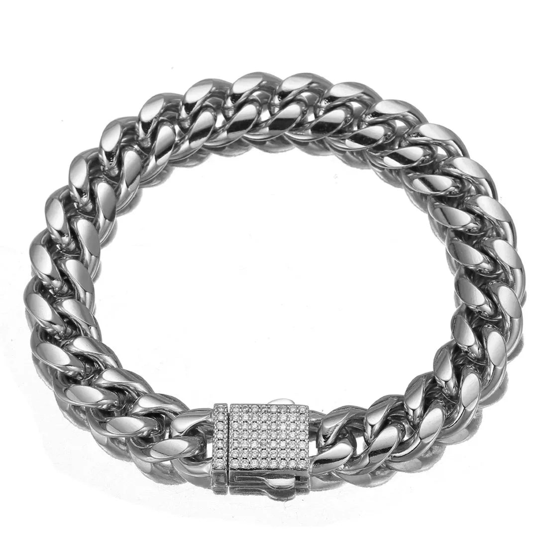 Iced Out Crystal Bracelet 6-14mm — Stainless