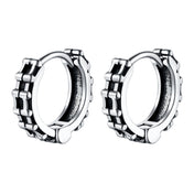 Waterproof Geometric Hoop Earrings — Stainless Steel