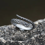 Fashion Men Rings Retro Colour Stainless Steel Vintage Octopus Style Irregular Pattern Trendy Accessories For Man Women
