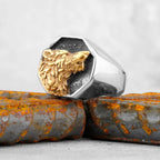Ring Viking Wolf Stainless Steel