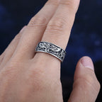 Fashion Good Polished Personality 2023 New 316L Stainless Steel Viking Birds Ring For Man Women Animal Jewelry For Teens