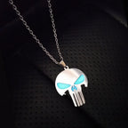 Gothic Dark Skull Stainless Steel Pendant Necklace