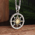 Retro Skull Cross Pendant Necklace — Stainless Steel