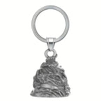 Norse Gods Odin Celtic Knot Motorcycle Bell Necklace Men's Punk Riding Rock Lucky Exorcism Amulet Jewelry