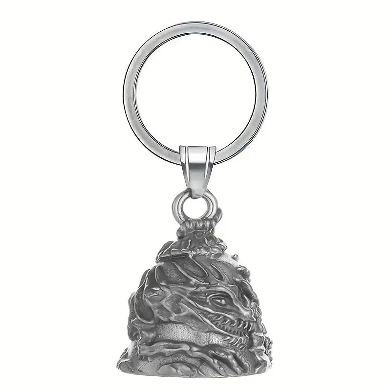 Norse Gods Odin Celtic Knot Motorcycle Bell Necklace Men's Punk Riding Rock Lucky Exorcism Amulet Jewelry