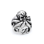 Octopus Skull Ring — Stainless Steel