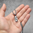 Moai Statue Pendant Necklace — Stainless Steel