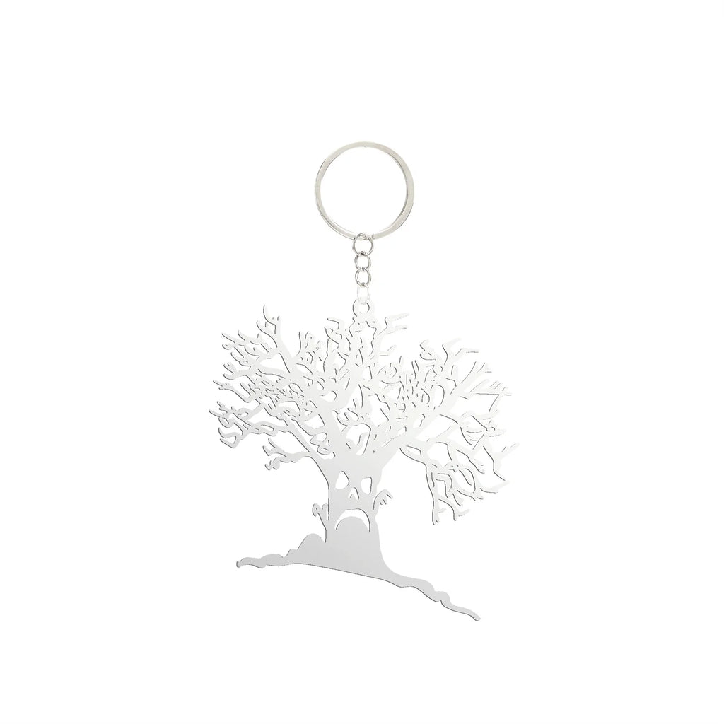 2025 Halloween Scary Tree Pendant Exquisite Stainless Steel Tree of Life Necklace Neck Chain Punk Hip Hop Funny Jewelry