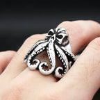 Octopus Skull Ring — Stainless Steel