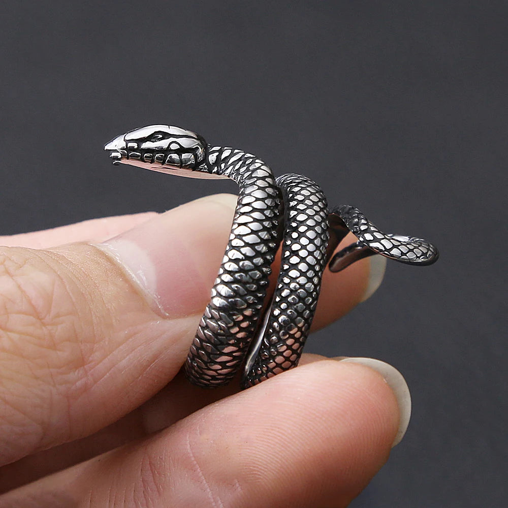 Snake Ring — Stainless Steel