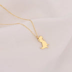Dinosaur Stainless Steel Pendant Necklace
