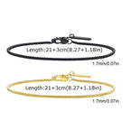 Vnox 2pcs/Set Cuban Figaro Rope Snake Chain Bracelet Set for Men Boys, Gold Black Silver Color Stainless Steel Wristband Jewelry