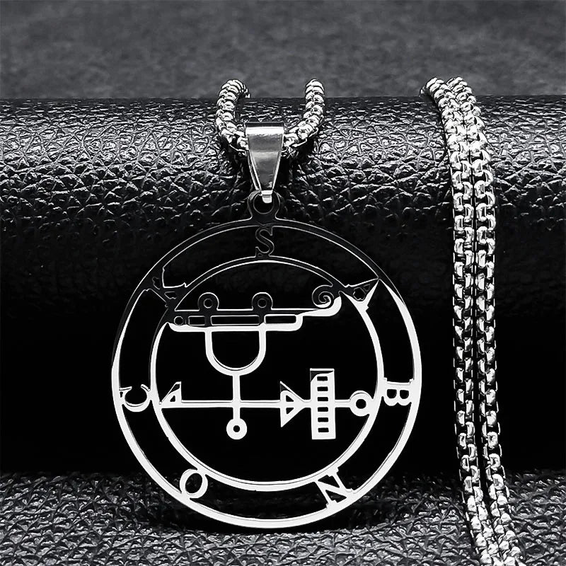 Sigil de Lucifer Baphomet Necklace — SS