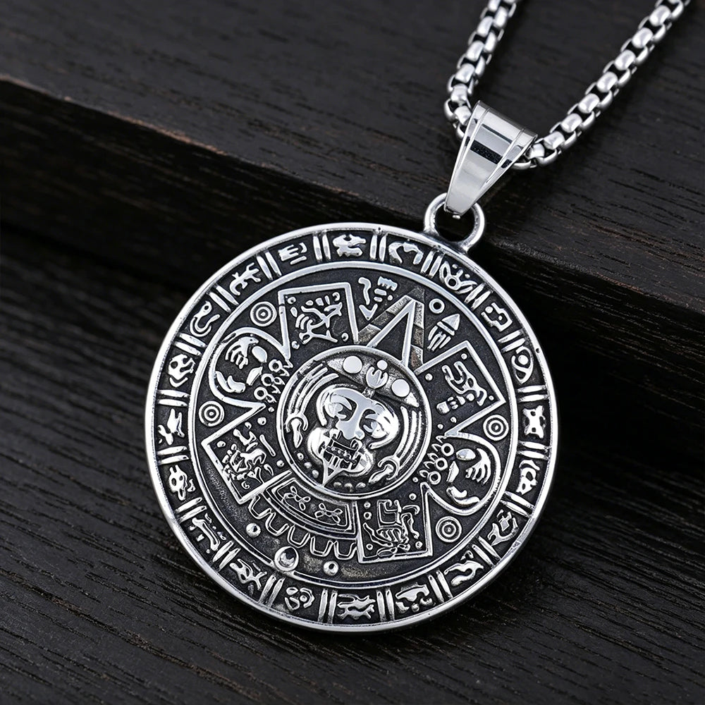 Statement Stainless Steel Pendant Necklace