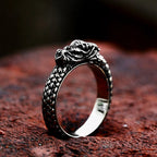 Viking Ouroboros Snake Ring — Stainless Steel