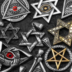 Star of David Pendant — Stainless Steel