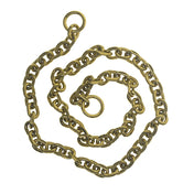Anchor Link Brass Chain Necklace Statement 9MM Wide