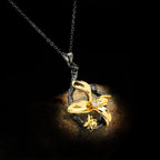 Gothic Death Moth Pendant Necklace