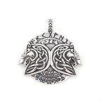 Stainless Steel Viking Fenrir Wolf Pendant Necklace Vintage Nordic Rune Men Jewelry Best Gift Wholesale Dropshipping