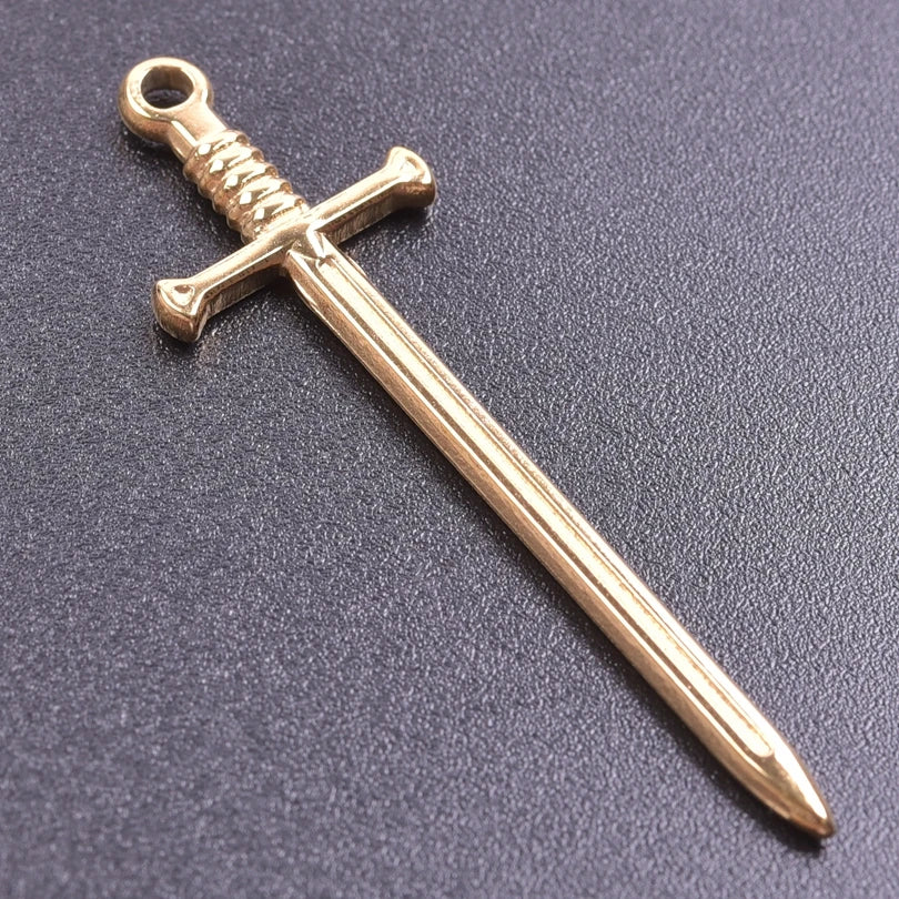 Sword Dagger Wing Pendants DIY Necklace Making — Stainless Steel