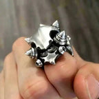 Creative hip-hop punk style adjustable mens rings avant-garde trend silver 925 classic geometric ring party jewelry gift