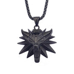 Wolf Stainless Steel Pendant Necklace