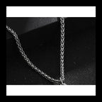 Triangular Geometric Pendant — Stainless