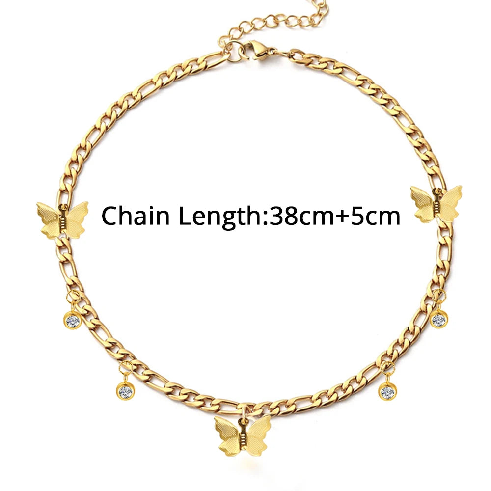 Punk Cuban Link Choker Necklace Collar Statement Chunky Stainless Steel Gold Color Thick Chain Necklace For Men Women Jewelry