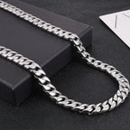 High Polished Stainless Steel Jewelry Accessories 12MM Wide Men Cuban Chains Necklaces Choker Neck Necklace For Man