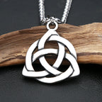 Triquetra Trinity Knot Pendant — Stainless