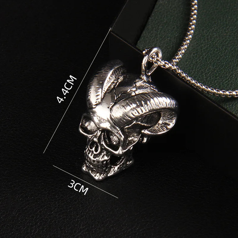 Demon Steel Pendant European American Dominant